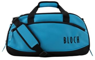 Borsa Bicolore Two Tone A6006 per Bloch Sport Danza Classica Relax Allenamento Fitness Palestra Borsone Borse Borsoni Saggio Scarpe Ballerino Ballerina Prove (Peacock, H 23 x L 48 x P 23 cm)