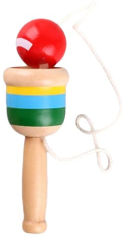 Generico Palla in Legno da Lancio E Presa,Gioco Interattivo Genitori e Figli - Giocattolo Abilità Motorie per Bambini Regalo Compleanno Pasqua Parchi Picnic