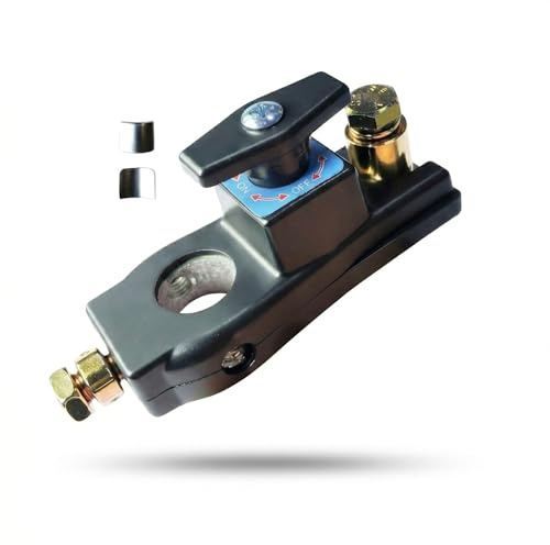 Desconectador de Batería 12V 24V NAMAZ® | Cortacorrientes ON-OFF para Coche, Moto, Camión, Caravana y Barco | Aislador de Batería de Fácil Instalación Sin Herramientas Especiales