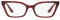 Ray-Ban Damen 0VO5275B Brillengestelle, Rot (Rojo), 52.0