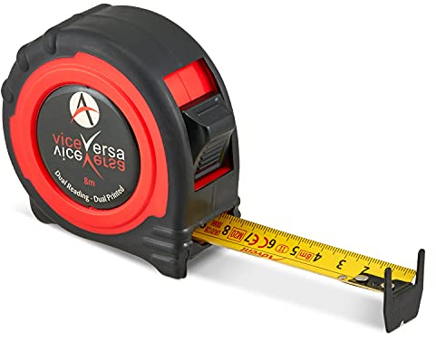 Advent Vice Versa 8m x 25mm Metric Tape Measure Dual Printed Blade - ATM4-8025VV