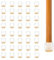 Intirilife 40 Stück Stuhlbeinkappen mit Filzpads- für 12-16 mm breite Stuhlbeine, Stuhlfußkappen Transparent Silikon- Stuhlbeinschoner rund- Schutz von Hartholz- Laminat Fliesenböden vor Kratzern Lärm