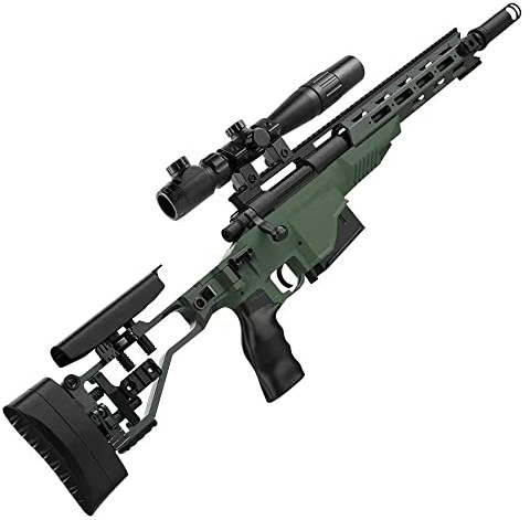 M40A6 Toy Foam Blasters Gun Shell Eyección Soft Bullet Toy Gun Manual Sniper Rifle con Mira Telescópica Lanzadores de Espuma de Juguete Edad 6+ Niños Niñas Adolescentes