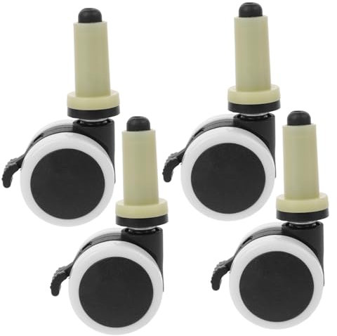 Hemobllo 4pièces Roulettes Pivotantes Pour Chaise Haute Garçon Fille Lot De Remplacement Facile Installer