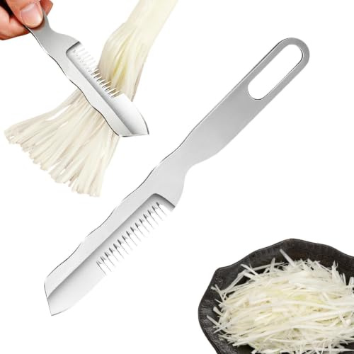 Grönlökskärare | Gadget för att skära grönsaker i rostfritt stål | Grönsaksrivare | För skärning av vitlök, , lämplig för restaurering och delikatesser
