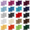 2er Pack Jersey Kissenbezug mit Reißverschluss 100% BW 160 Gr/m² Kissenhülle, Farbe:Türkis, Größe:40 x 40 cm