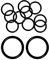 Othmro 10 Stück Nitrilkautschuk-O-Ringe, 5 mm Breite, 80 mm OD, 70 mm ID, metrische Dichtung, Nitril-NBR-Gummi-Unterlegscheiben für Autoreparatur, professionelle Sanitär-, Luft- oder Gasanschlüsse