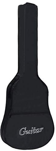 pedkit Funda para Guitarra clásica 1/2 Tela Negro 99,5x36,5 cm Funda de Guitarra Universal para Guitarra Acústica y Clásica