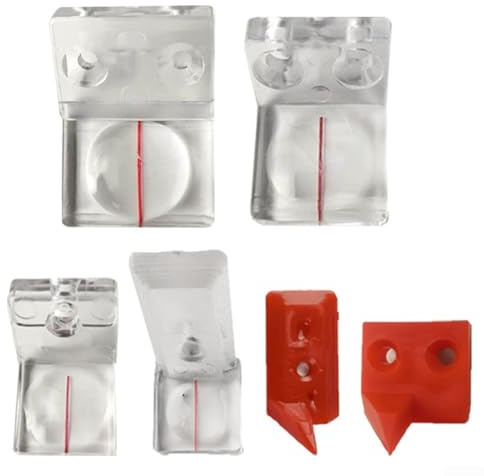 Deflettore di lente d'ingrandimento per seghe da banco scorrevoli, aggiunta perfetta alle attrezzature per la lavorazione del legno (25 mm, 2 fori)