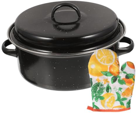 Ciieeo Roasted Sweet Potato Pot Turkey Pan for Oven Multi-Function Roaster Kitchen Accessory Household Use Cooking Pot