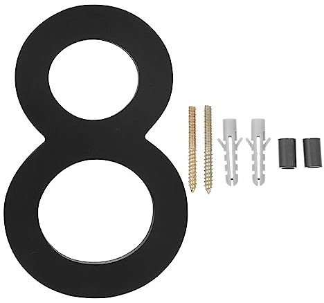 NUOBESTY House Number Sign Vertical Horizontal Oblique Installation Number Elegance