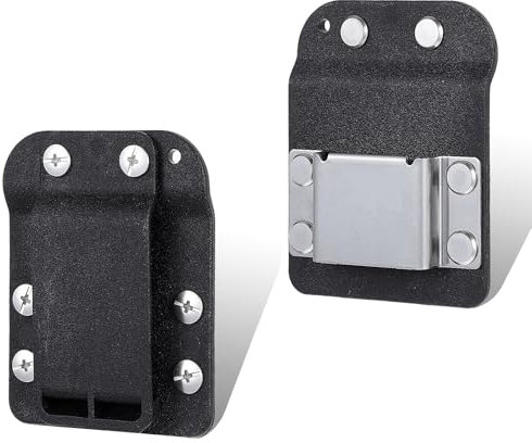 Tape Measure Holder Tape Measure Belt Clip Drill Holders for Tool Belt-Simple Hook Accessories Suitable Measuring Tapes Cordless Drills Impact Driver Nailer Men Stainless Steel Black