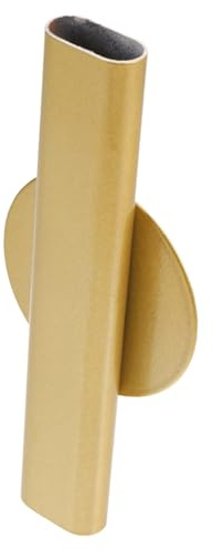 Holibanna Florero De Pared Metálico Tubular Pequeño Color Dorado, Jarrón Decorativo Nórdico Minimalista para Flores, Maceta Colgante Adecuado para Decoración De Pared Hogar y Oficina