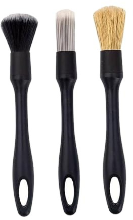 MotiveTech Lot de 3 Brosses à Poussière pour Intérieur de Voiture, Anti-Rayures, pour Ordinateur Extérieur Automobile