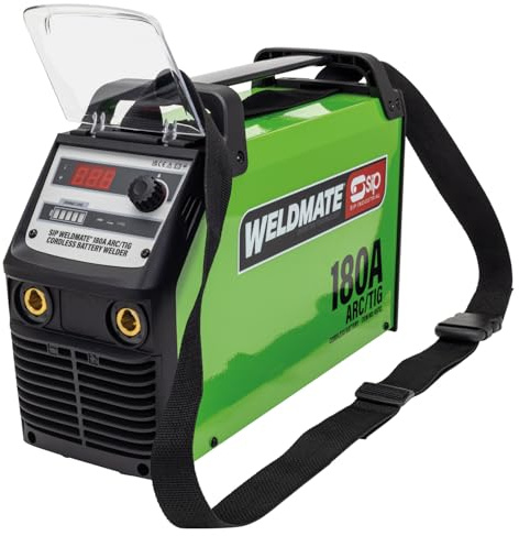 SIP WELDMATE ARC Inverter Battery Welder, Cordless 180A MMA/TIG Portable Welding Machine