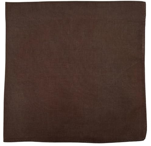 MDSTYLE 100 % bomull enfärgad bandana för män och kvinnor 56 cm x 56 cm näsduk pannband halsduk