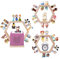 Givilio Hexagon Tonie Shelf für Toniebox - 3er Set Magnetische Holz Schweberegale - Wandmontage Regal Kompatibel mit Tonie Box Player und Figuren Aufbewahrung