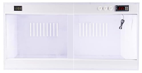 Habitat Box grande in PVC per rettili, incubatrice riscaldata per serpenti, lucertole, tartarughe, trasporti e mangiatoie