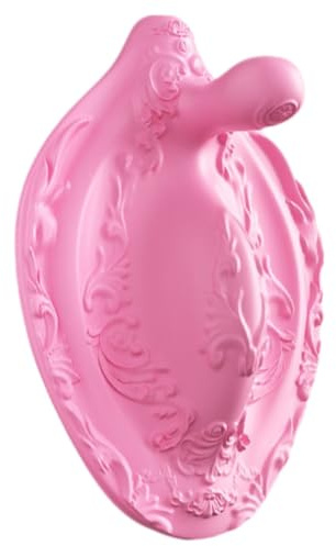 Silikon Massageapparat för Kvinnor,10 Vibrationslägen YJ17 Rosa
