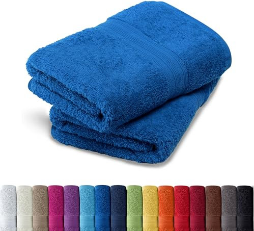 AR Line 2er Pack zum Sparpreis, Frottier Handtuch-Serie - in 8 Größen und 16 Farben 100% Baumwolle 500 g/m², 2er Pack Handtücher (50x100 cm) in Royal