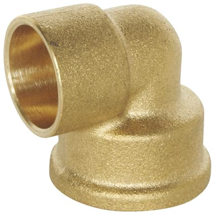 SOMATHERM FOR YOU - Coude laiton à souder - Femelle 15/21 - Pour tube cuivre Ø16 - Sachet de 2 pièces