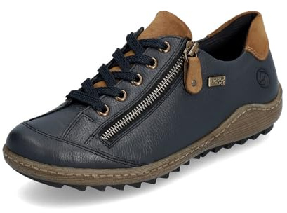 Remonte Femme Chaussures à Lacets R1402, Dame Chaussures de Sport lacées,Semelle intérieure Amovible,Hydrofuge,remonteTEX,Blau Kombi,39 EU / 6 UK