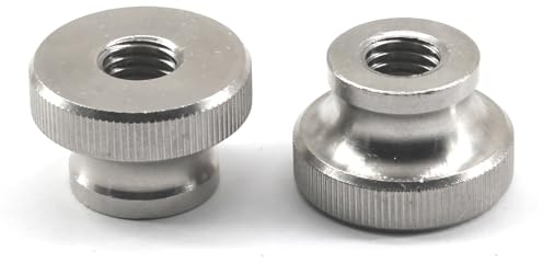 Dadi zigrinati M3 in acciaio inox 304, con filettatura metrica, per parti di stampante 3D, 30 pezzi