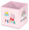 Herding Aufbewahrungsbox Peppa Pig, ca. 30 x 30 x 30 cm, Aufbewahrung im Regal oder freistehend, 100% Polypropylen, Innen 100% Papier