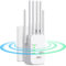 Newest WiFi Extender, WiFi Booster, WiFi Repeater, 1200Mbps WiFi Booster Range Extender, 2 LAN Ports,6 Antennas, Internet Booster - with Ethernet Port, Quick Setup, Home Wireless Signal Booster -White