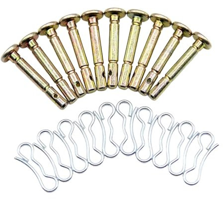 FewNvWa Juego de Pasadores de Corte para Quitanieves de Césped Portátil, Fácil de Instalar