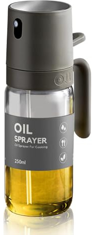 ZJchao Glasoljespruta 250 Ml Läckagesäker Matlagningssprayflaska för Köksbruk Idealisk för Bakning, Stekning, Grillning, Sallader och Stekning Easy Clean Dispenser
