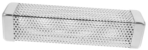 BESPORTBLE Caja De Ahumado De Acero Inoxidable Para Barbacoa Caja Para Astillas De Madera Accesorio Para Ahumador Para Ahumar Carne y Pescado Exteriores