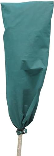 LEVINE Pflanzen-Frostschutzabdeckungen, Gartenvlies-Frostschutz, Pflanzen-Kaltbeutel, Pflanzenvlies-Frostschutz for Bäume, Sträucher, Pflanzen (Größe: 2 x 2 m) (Farbe: einfarbig, Größe: 3 x 3 m)