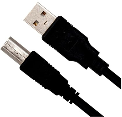 VoltShine CAVO USB 2.0 TIPO A/M-B/M, NERO, 1.0 M - Connessione per stampanti, trasferimento dati veloce ed efficiente.