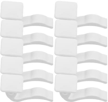 ABOOFAN Set di 10 clip per radiatori termosifoni, accessori per radiatori, clip per radiatori, clip per radiatori, staffe del radiatore, gancio del radiatore, gancio del radiatore, in plastica ABS