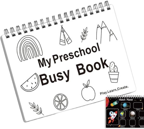 Livres éducatifs préscolaires | Livre d'activité pour les tout-petits | Exercices d'écriture Jouet éducatif pour la maternelle, l'école, la maison