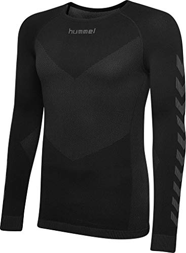 Hummel HUMMEL FIRST SEAMLESS JERSEY L/S - Maillot pour Homme Jersey Homme Noir FR : 2XL (Taille Fabricant : XL/XXL)