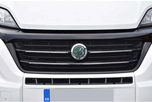 Zunsport Kompatibel mit Fiat Ducato 3rd Gen Facelift - Vorderer Grillsatz - Schwarz (2014 -)