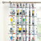 Bedlam - Robots - Kids Pair of Pencil Pleat Curtains - 66 Width x 72 Drop (168 x 183cm) in Blue
