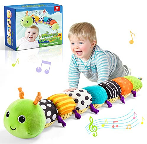 Toyzey Montessori Spielzeug Baby 0-12 Monate Geschenk Baby 0-6 Monate Babyspielzeug 0 3 6 Monate Spielzeug Jungen Mädchen 0-6 Monate Sensorisches Greifling Rassel 0 3 6 9 12 Monate (Grün)