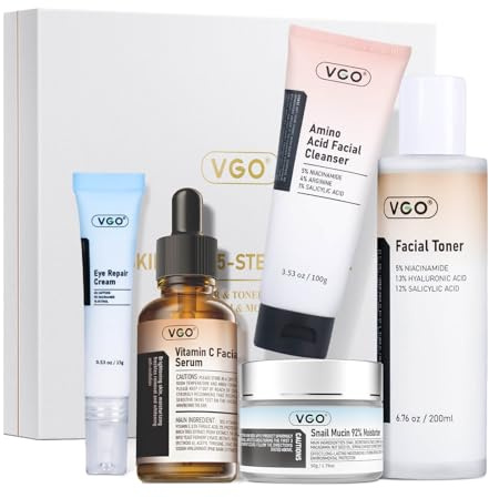 VGO - Hudvårdsrutinset: Vårt presentset för hudvård innehåller en mild ansiktsrengöring, fuktande tonic, anti-aging ögonkräm