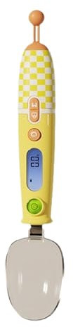 báscula de cuchara, báscula de cuchara medidora digital - Cuchara de pesaje digital electrónica con pantalla LED - Cuchara medidora electrónica con pantalla, cabezal de cuchara desmontable, para comid