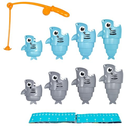 Juegos Mesa de Pesca Extensibles para Adultos, Juego de Mesa Familiar Pescar Peces Más Largos, Actividades Interacción Familiar para Fiestas, Viajes