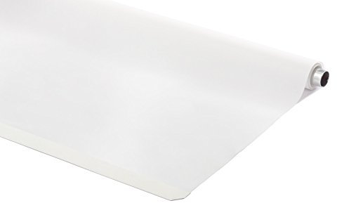 ERSATZROLLE HALB-KASSETTEN DUSCHROLLO UNI WEISS DESIGN 120x240 cm EINFACHER WECHSEL