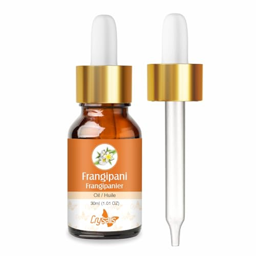 Crysalis Frangipani Oil 30 ml (1.01 fl oz) – Exotic Tropical Floral Aromatic Oil for Luxury Perfumery, Romantic Diffusion Blends & Spa Formulations