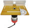 Tidyard Holzbearbeitungsbänken,Set mit 3 Frästisch-Einlegeplatten frästisch für oberfräse,Aluminiumlegierung, Holzfräsen, Flip-Board, Schneidemaschine, Gravur-Hilfswerkzeug