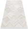 Teppich ÖKO SISAL MOROC 22314 Rauten, Zickzack, Boho Franse - strukturell beige/Creme 78x150 cm