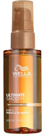 Wella Professionals Ultimate Smooth Sérum Miracle Oil - Aceite para el cabello con Escualano y Omega 9 - Cabello Seco, Apagado y Encrespado (100ml)