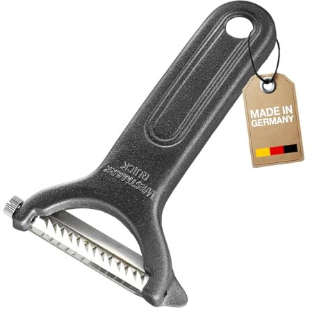 Westmark Taglierino a Julienne Veloce, Special Black Edition, Pelapatate per strisce sottili, carote, cetrioli e zucchine, Antracite