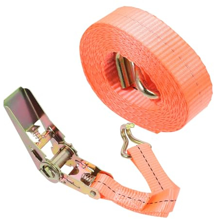 SOPOTUTU Correas de Amarre con Trinquete Robusto Cinchas de Sujeción de Carga para Camión Poliéster Correas para Equipaje y Motocicleta Fáciles de Usar y Resistentes